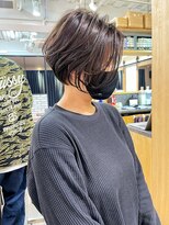 アヴァロン(AVALON) 絶壁解消/ひし形/前下がり/大人ショートボブ/30代/40代★猪狩★