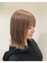 フィックス ヘアー(FIX hair) ミルクティー！外ハネボブ