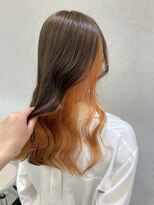 ルル(LuLu by KENJE)&nbsp;インナーオレンジ【藤沢/ヘッドスパ/髪質改善/イノアカラー】