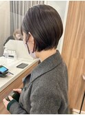 前下がりショートボブ/丸みショート［東銀座/銀座］