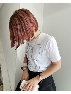 ヤント(yant) pink × low light × bob