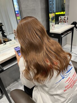 グロウバイニューヨークニューヨーク(Grow by NYNY) 【坂本】ロングコテ巻き×オレンジベージュ