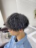 【秋山指名】カット＋パーマ（全てのパーマ可）＋ホワイトメッシュ￥23250～