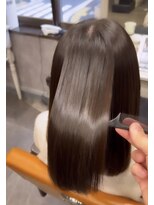 ナナシ(nanac)&nbsp;髪質改善ストレート×ナチュラルボブ