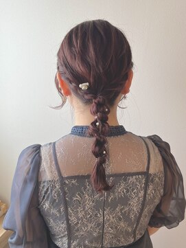 ラ ブランシュ 大宮(La Blanche) hair arrangement/ヘアアレンジ/編みおろし/ヘアセット/大宮