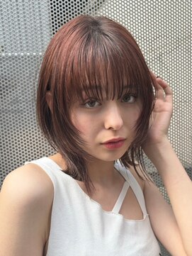 ノイ(noi) 顔周りレイヤーカットくびれヘアミルクティーベージュカラー