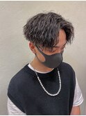 センターパートツイスパ