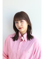 エクリボンヌ(equri bonne)&nbsp;水素カラー×外はねミディ