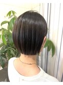 ボブ×切りっぱなし