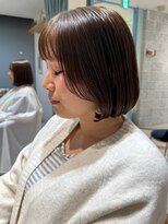 ココ なかもず店(COCO)&nbsp;レイヤーカット/ボブ/髪質改善/チェリーブラウン