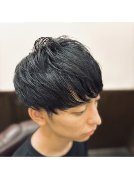 ヒロギンザバーバーショップ 新宿店(HIRO GINZA BARBER SHOP) 軽めマッシュ