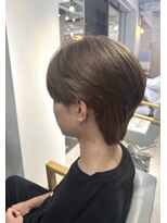 メゾン(Maison) ワンブリーチからできる透明感ブラウンカラー
