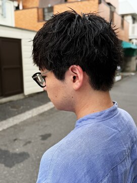 スウェル 柏店(Swell) #ベリーショート#ダークアッシュ#ニュアンスパーマ#韓国マッシュ