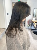 ミュラ(mulah)&nbsp;透明感カラーラベンダーアッシュ＊ロングレイヤーカット/明大前