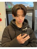 ヨンジュン風前下がりセンターパート