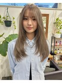 顔周りレイヤー+ヘーゼルベージュ