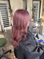 ロール(ROLL)&nbsp;カラー入れ放題　ブリーチ2回まで可能　チェリーピンク