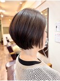 丸みショートボブ【髪質改善/百合ヶ丘】