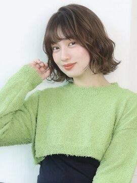 オーロ 武庫之荘店(ORO) ゆるっとふわふわウェーブヘア/暗めカラー/大人ガーリー