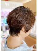 大人のエアリーショート　◎ハイライトカラー
