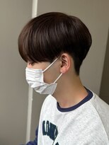 エルマーク 茨木(L-MARK)&nbsp;シースルーマッシュナチュラルマッシュメンズ韓国ツーブロック