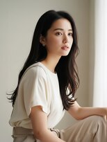 レッドネオ エビス(Redneo ebisu)&nbsp;黒髪ロングが美しい、大人っぽい雰囲気のヘアスタイル