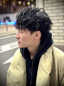 ヒロギンザバーバーショップ 神楽坂店(HIRO GINZA BARBER SHOP) 濡れ感ウェーブスタイル