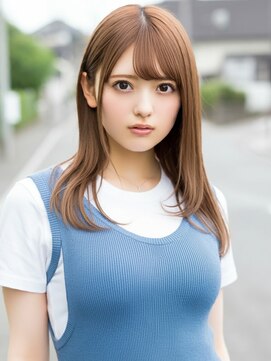 ファクトリーファイブ(Factory5) 小顔外ハネミディアムアッシュ20代30代40代くびれミディ韓国ヘア