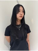レイヤーカットブルーブラック