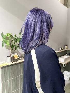 キオク(KIOX) 色落ちシルバーのブルーラベンダー