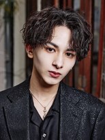 ゴート(GOATO) シャドウセンターパート 前下がり 鹿児島パーマ