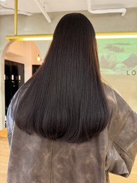 ローレン(LOREN) 透明感髪質改善ベージュダブルカラーミルクティーグレージュ