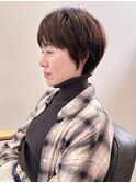 大人女性のための小顔ナチュラルショート