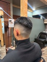スタンドバーバー 柏(STAND BARBER) MEN’S HAIR/サーフカール/刈り上げセンターパート/柏