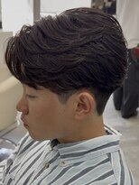 エデアンホンテン メンズサロン(EDEAN 本店 (旧:EDEAN 上通)) 熊本フェザーパーマ 刈り上げセンターパート MEN'S HAIR