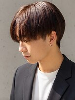 ノッツ(KNOTS) ブラウンセンター分け【Instagram】@mens.ren.fukuoka