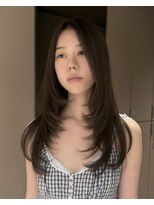 メゾンマイル 恵比寿(maison mile)&nbsp;ハッシュカット×ヘーゼルベージュ[恵比寿/髪質改善/レイヤー]