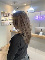 エイト 博多店(EIGHT hakata) グレージュハイライトカラー