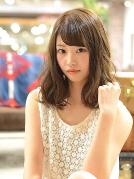 マリオ ヘアー デザイン(MARIO HAIR DESIGN) MARIO☆フレヤーウェーブミディ