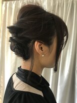 デイジー インデックスヘア 大島店(DAISY index hair) ルーズに編み込んだ結婚式用アップスタイル