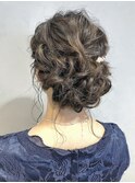 【三ツ井】結婚式二次会 お呼ばれアップヘアセットアレンジ