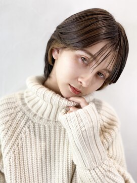 アイティー バイ アルバム 浦和店(IT by ALBUM) マッシュショート_Aラインボブマロンベージュ_8343