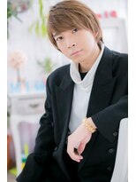 ミック ヘアアンドメイク アップ 駒込店(miq Hair&Make up)&nbsp;斜めバングｘメルティカラーで個性的ミニウルフショートa1