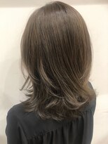 マイラ 銀座(myla)&nbsp;【田村】お洒落ボブウルフミディアムレイヤーブルーグレージュ