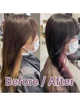 リーオオサカ(Lee Osaka) 【Lee大阪店グレージュ×モーヴピンク】/新出奈津樹