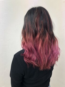 コーシェリ(koseling) バレイヤージュ～ピンクバイオレット～