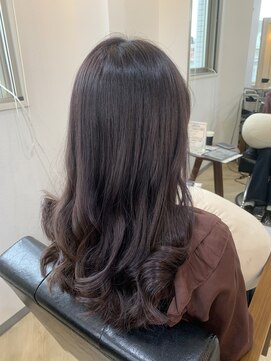 エンリー(ENlee) 【白鳥未来】ラベンダーベージュ×ロング