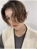 波くしゃショートボブ【八王子】