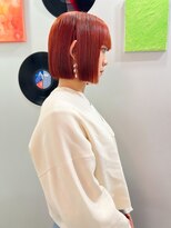 デート 下北沢(DATE)&nbsp;ダブルカラーオレンジベージュカラーケアブリーチハイトーン