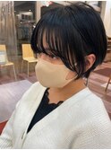 【大人ショート・簡単スタイリング】